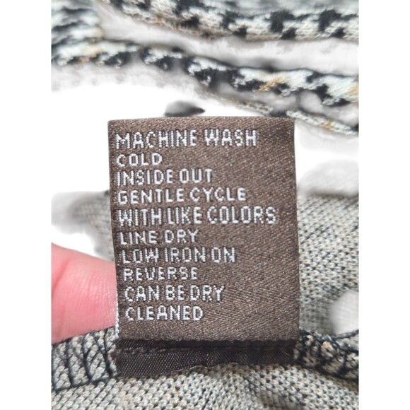 J. McLaughlin Beige Black Houndstooth Plaid Yara Pants Women's 4 READ! A19.3 - Picture 10 of 11